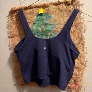 lululemon athletica Navy Scoop-Back Align Tank